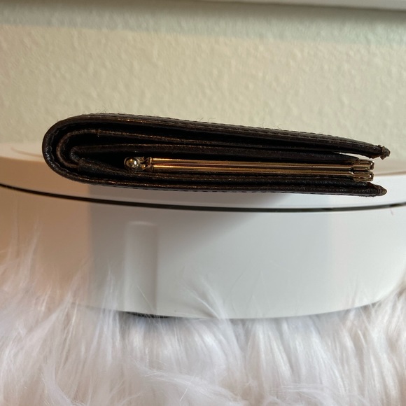 Burberrys GUC Classic Pre-1999 Vintage Haymarket Kiss Lock Wallet - Picture 6 of 15